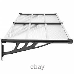 Gecheer Door Canopy Patio Rain Shelter Front Porch Canopy Doorway or Window Z4Q5