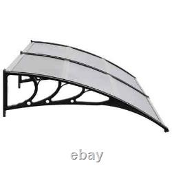 Gecheer Door Canopy Patio Rain Shelter Front Porch Canopy Doorway or Window Z7U1