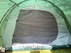 Gelert Stratus 3/4 Person 2 Room 2 Door Tunnel Camping Festival Tent with Porch