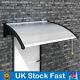 Great! Door Canopy PC Outdoor 120x100cm Porch Window Rain Awning Shelter Shade