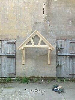 Green Oak door canopy kit, Entrance porch, Oak door porch, self build porch kit