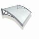 Grey Door Canopy Awning Shelter Front Porch Shade Patio Roof rain cover 90x200