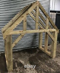 Hand Crafted Door Way Wooden Porch/canopy. Delivery Available