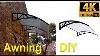 How To Install A Double Plastic Awning Step By Step