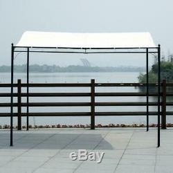 Large 3X3m Gazebo Canopy Pergola Awning Sun Shade Door Porch Metal Frame Cover