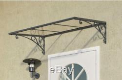 Large Door Canopy Awning Shelter Front Back Porch Outdoor Sun Shade Patio Roof