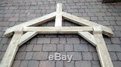 Large King post apex timber door canopy or porch framework kit inc all fixings