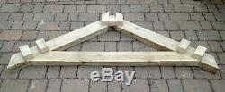 Large King post apex timber door canopy or porch framework kit inc all fixings