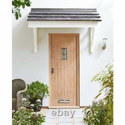 Liberty Doors Apex Front Door Pine Porch Canopy + Gallows Brackets (1736mm)