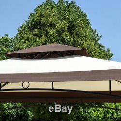 Metal Wall Gazebo Awning Canopy Pergola Shade Marquee Shelter Door Porch Tent