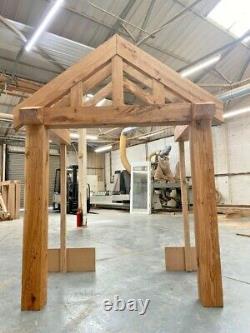 Mikek1091 Oak Porch 1500mm Wide x 850mm depth x 1425mm Post Height Pre Oiled