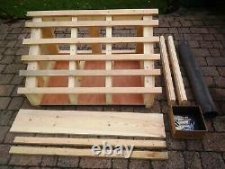 Monopitch door / porch canopy timber framework kit includes all assembly fixings