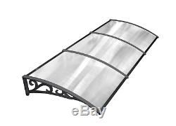 NEW Door Canopy Awning Rain Shelter Covers Front Door Porch Shelters Home DIY