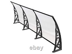 NEW Door Canopy Awning Shelters Rain Cover for Front Door Porch Black Canopies