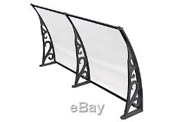 NEW Doorway Canopy Awning Rain Shelters Covers for Front Door Porch Black