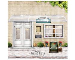 NEW Doorway Canopy Awning Window Rain Shelter Cover for Front Door Porch White