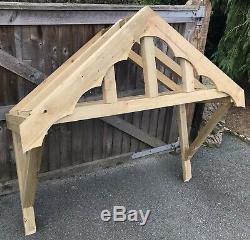 New 1500mm Wooden Canopy Porch With Shaped Fascias
