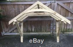 New 2400mm curved wooden canopy porch