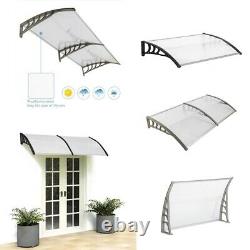 New Door Canopy Awning Rain Shelter Front Back Porch Window Patio Roof UK Stock