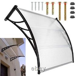 New Durable Door Canopy Awning Front Back Patio Porch Shade Shelter Rain Cover
