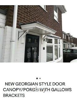 New Georgian Style Door Canopy/Porch with gallows brackets