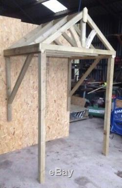 New Pressure Treated 1500mm wooden Curved canopy porch
