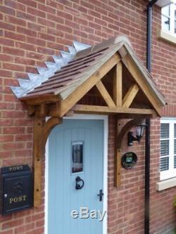 Oak Front Door Canopy Porch Hand Made Porch Size 2