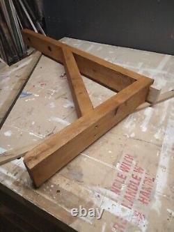 Oak porch canopy frame kit wall hang parcel to cross uk £150