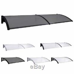Outdoor Door Canopy Awning Front Back Porch Rain Shelter Shade Roof New