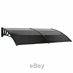 Outdoor Door Canopy Awning Shelter Porch Shade Patio Roof Rain Cover 4 Sizes NEW