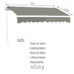 Outdoor Door Window Front Back Porch Overhead Roof Cover Shad Canopy