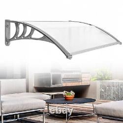 Outdoor Over Door Canopy Porch Front Rain Cover Awning Shelter Patio 60cm x100cm