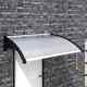 Outdoor Patio Door Awning Canopy Porch Window Front Back Rain Cover Silver NEW