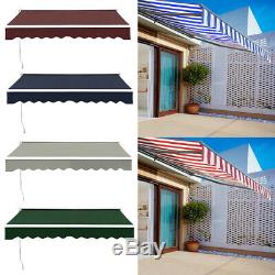 Outdoor Shad Canopy Window Front Back Porch Overhead Roof Rain Cover Retractable