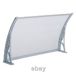 Outsunny Door Awning Canopy Porch Window 140cm x 70cm Patio