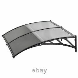 Outsunny Door Canopy Awning Outdoor Window Rain Shelter Cover for Door Porch
