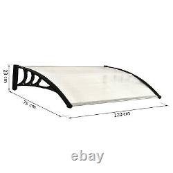 Outsunny Outdoor Window Door Canopy Fixed Awning Porch UV Water Rain Cover