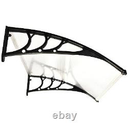 Outsunny Outdoor Window Door Canopy Fixed Awning Porch UV Water Rain Cover