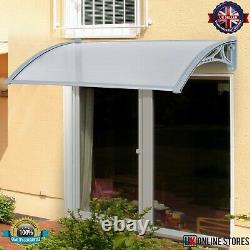 Outsunny Patio Door Awning Canopy Porch Window Front Back Rain Cover 140 x 70cm