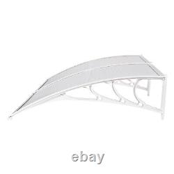 Over Door Canopy Porch Front Rain Cover Awning Shelter Outdoor Patio 60x100cm UK