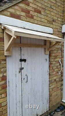 PORCH DOOR CANOPY Natural Wood Hand Made 1200mm×600mm