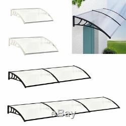 PVC Over Door Canopy Porch Front Rain Cover Awning Shelter Outdoor Patio Protect