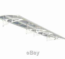 Palram Bordeaux Roof Canopy Door Cover Porch Awning Gutter Canopies Various Size