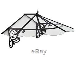 Palram Lily Door Canopy Awning Rain Shelter Front Back Porch Patio Roof
