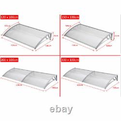 Patio Awning Roof Rain Cover Door Canopy Window Shelter Outdoor Front Back Porch
