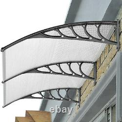 Patio Over Door Awning Canopy Porch Window Front Back Rain Cover 100/200/235cm