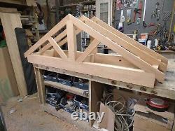Porch/canopy frame wall hang front door