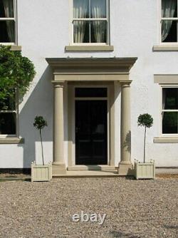 Portico Entrance Porch Door Surround with Columns from Acanthus Cast Stone PT1