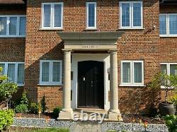 Portico Entrance Porch Door Surround with Columns from Acanthus Cast Stone PT1