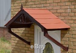 Regency Canopy Door Rain Shelter Sun Shade cover front porch easy DIY build